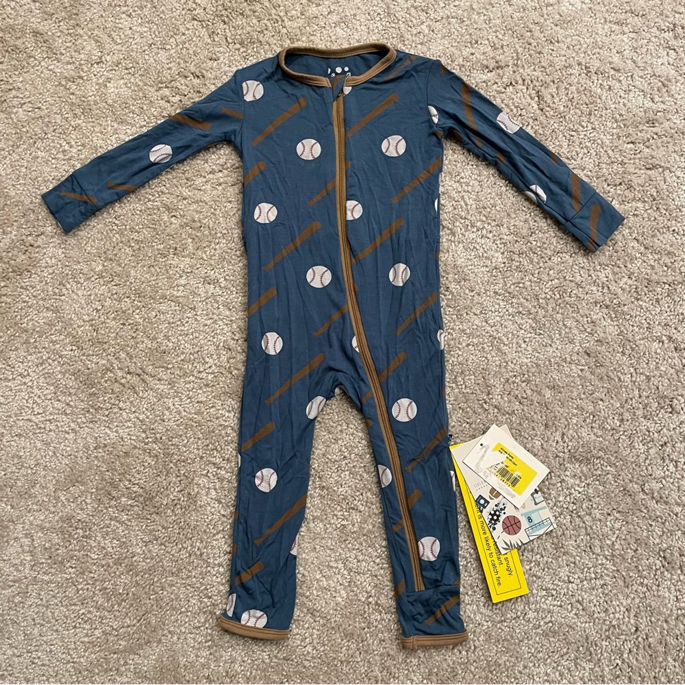 Kickee Pants Deep Sea Baseball Onesie